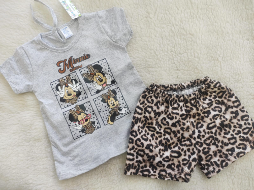 PB0334 CONJUNTO SHORT Y REMERA MINNIE BEBA (ilovebaby)